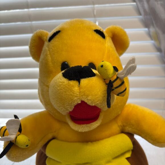 Winnie The Pooh In A Honey Pot Stuffed Bear - Picture 7 of 11